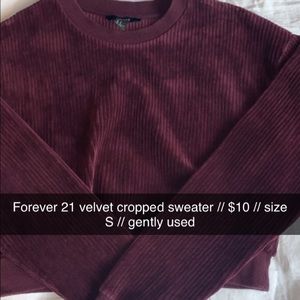 Forever 21 Tops - cropped sweater Forever 21 Tops - cropped sweater